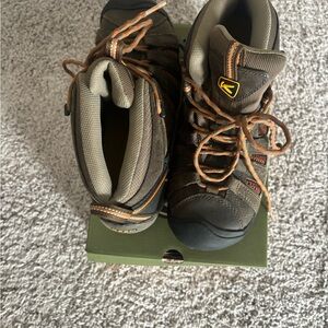 Keen Olive and Orange Outdoor Boots